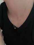  14K Silky Tube Necklace 