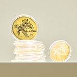  Đồng Xu Rùa Vàng Trường Thọ 24K 9999 (0.2g) 