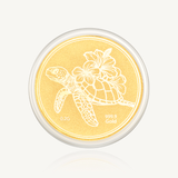  Đồng Xu Rùa Vàng Trường Thọ 24K 9999 (0.2g) 