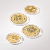  Đồng Xu Cỏ 4 Lá May Mắn Vàng 24K 9999 (0.1g) 