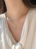  14K Layered Double chain Necklace 