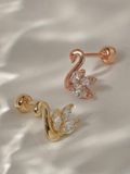  14K Elegant Swan Piercing 
