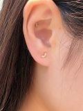  14K Leaf Piercing 