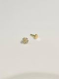  14K Twinkling Bloom Internal flatback 