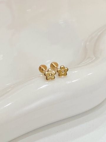  14K Pretty Flower Internal flatback 