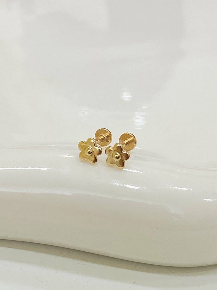  14K Pretty Flower Internal flatback 