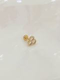  14K Trio Gleam Internal flatback 