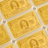  2 Đô La Vàng 24K 9999 (0.2g) – Lá Bùa May Mắn & Tài Lộc 