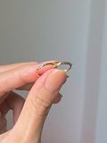  14K Essential Glint Hoops (L) 
