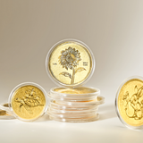  Hoa Hướng Dương Vàng 24K 9999 (0.1g) – Rạng Rỡ & Thành Công 