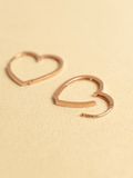  14K Heart Shaped Hoop (2 size ML) 