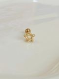  14K Star Outline Internal Flatback 