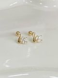  14K Elegant Swan Piercing 
