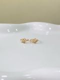  14k Gold Petite Blossom Huggie (S) 