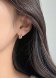  14K Smooth Teardrop Hoops (M) 