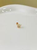  14K Mini Crown Internal Flatback 