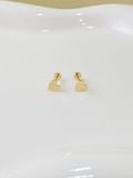  14K Mini Heart Internal Flatback 