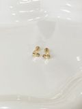  14K Crystal Cut Heart Internal Flatback 