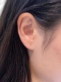  14K Bunny Outline Internal Flatback 