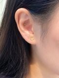  14K Mini Heart Internal Flatback 