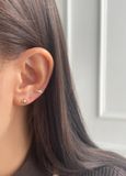  14K Cross Bar Internal Flatback 