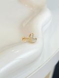  14K Crescent Moon Mother of Pearl Internal Flatback 