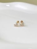  14K Tiny Heart Internal Flatback 