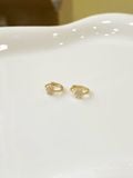  14K Petite Blossom Mini Huggie (S) 