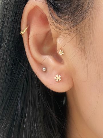  14K Blooming Internal flatback 