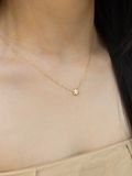  14K Petite Daisy Necklace 