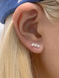  14K Dazzling Trio Cubic Piercing 