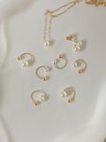  14K Pearl C type piercing (4 size) 