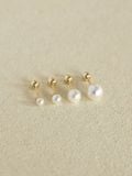  14K Simple pearl piercing (8 size) 