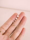  14K Simple pearl piercing (8 size) 