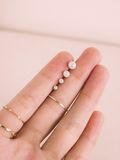  14K Simple pearl piercing (8 size) 