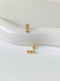  14K Triple Heart Piercing 