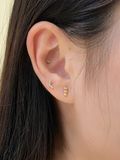  14K Triple Heart Piercing 