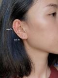  14K Basic Cubic Hoops (3 size S, M, L) 