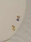  14K Color Cubic Drop Piercing 