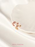  14K Duo Huggie Piercing 