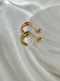  14K Duo Huggie Piercing 