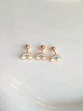  14k Rainbow piercing 