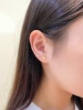  14K Plain Crescent Moon Piercing 