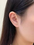  14K Minimalist Flat Bar Piercing 