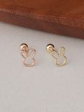  14K Bunny Outline Piercing 