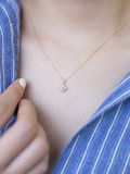  14K Petal Pearl Necklace 