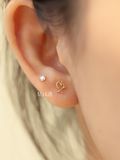  14K Diamond Zodiac Piercing 