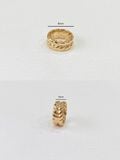  14K Golden Wave Pendant 