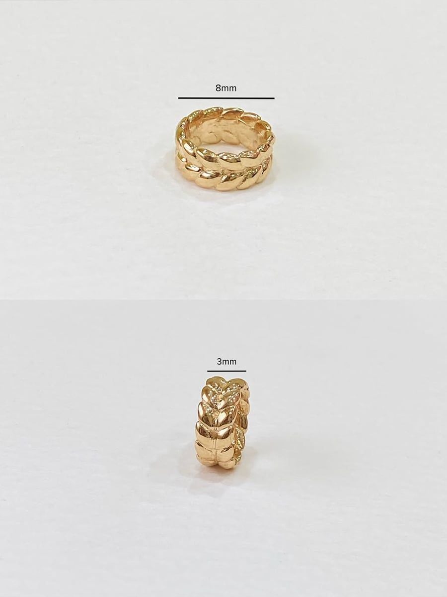  14K Golden Wave Pendant 