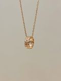  14K Golden Wave Necklace 